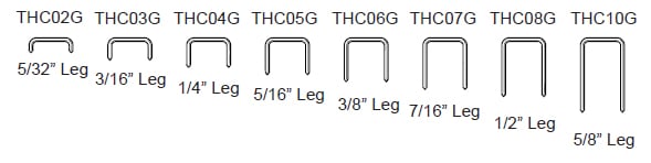 Standard Staple Size Uk